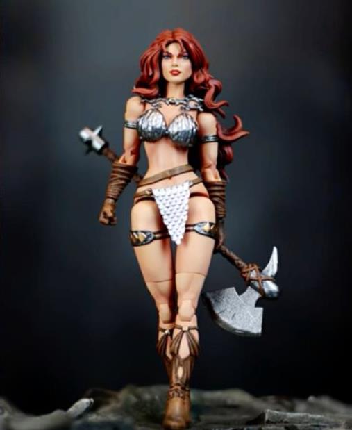 1/12レッドソニア　REDSONIA Amazon.com: Executive Replicas Red Sonja 1:12 Scale Figure : Toys