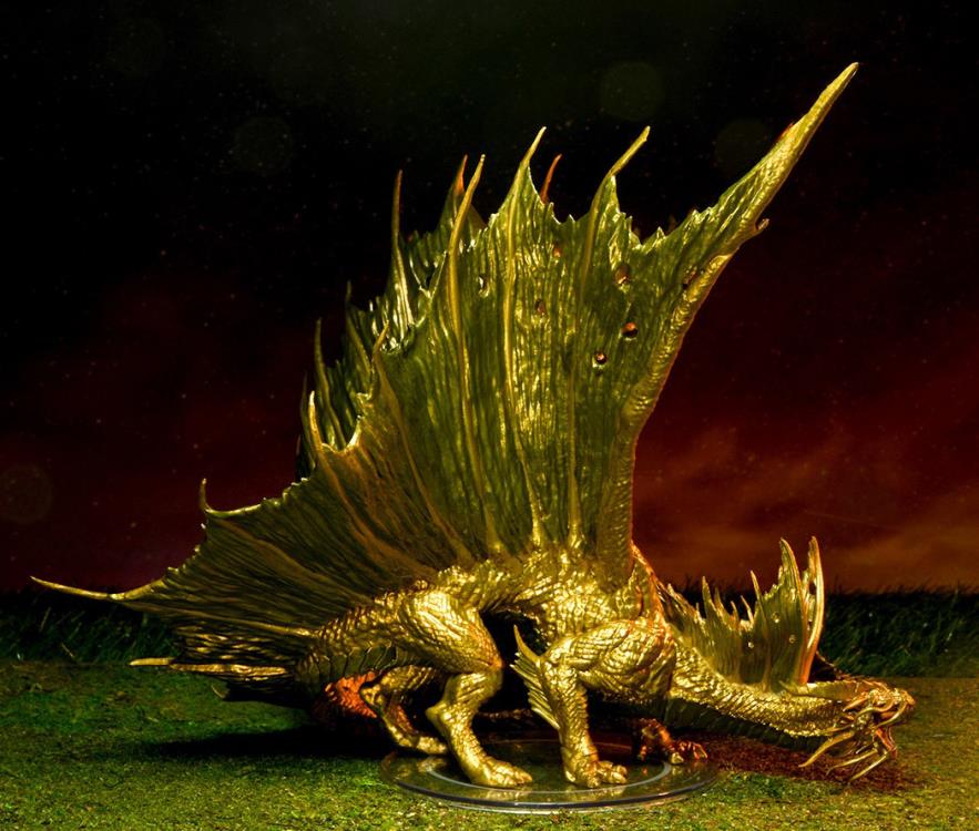 Dungeons & Dragons Icons of the Realms Adult Gold Dragon Premium Painted Figure Gallery Image 27