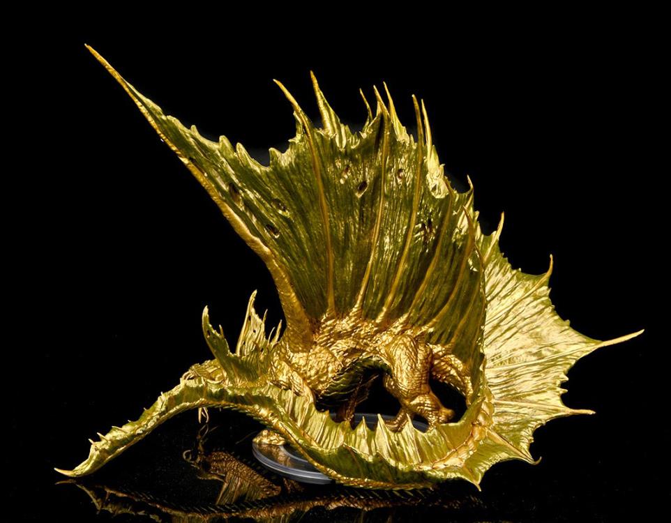 Dungeons & Dragons Icons of the Realms Adult Gold Dragon Premium Painted Figure Gallery Image 8