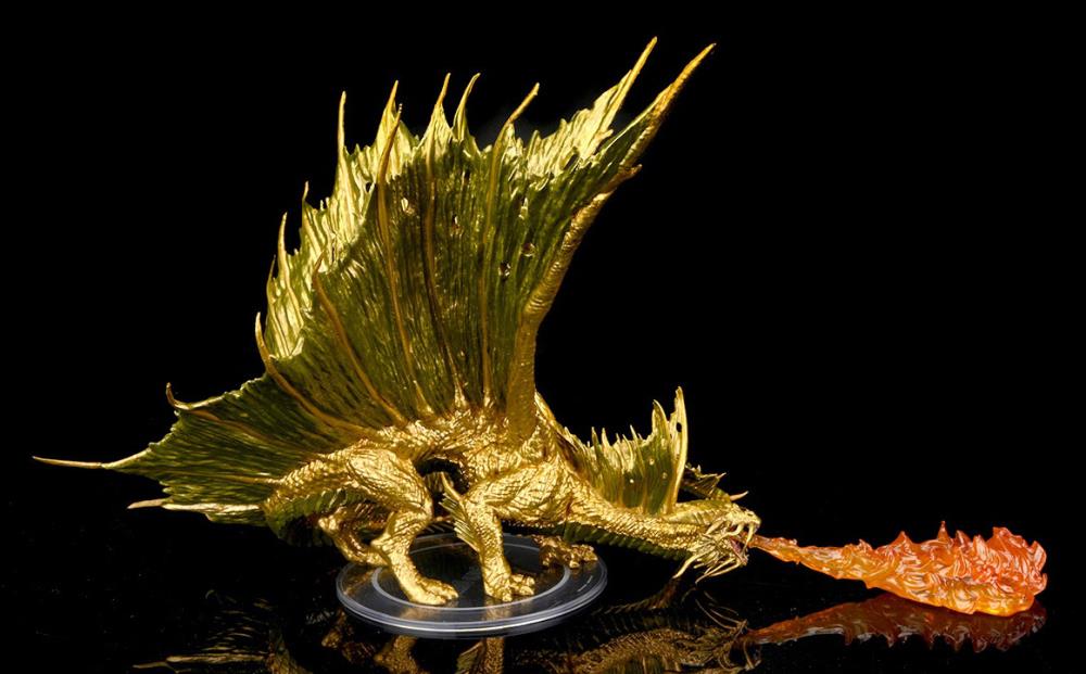 Dungeons & Dragons Icons of the Realms Adult Gold Dragon Premium Painted Figure Gallery Image 3