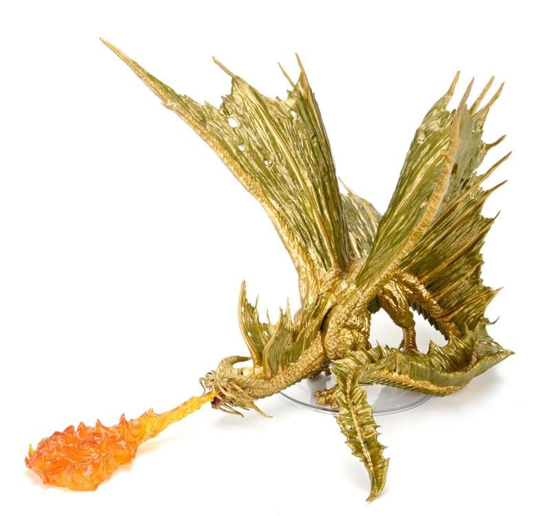Dungeons & Dragons Icons of the Realms Adult Gold Dragon Premium Painted Figure Gallery Image 11