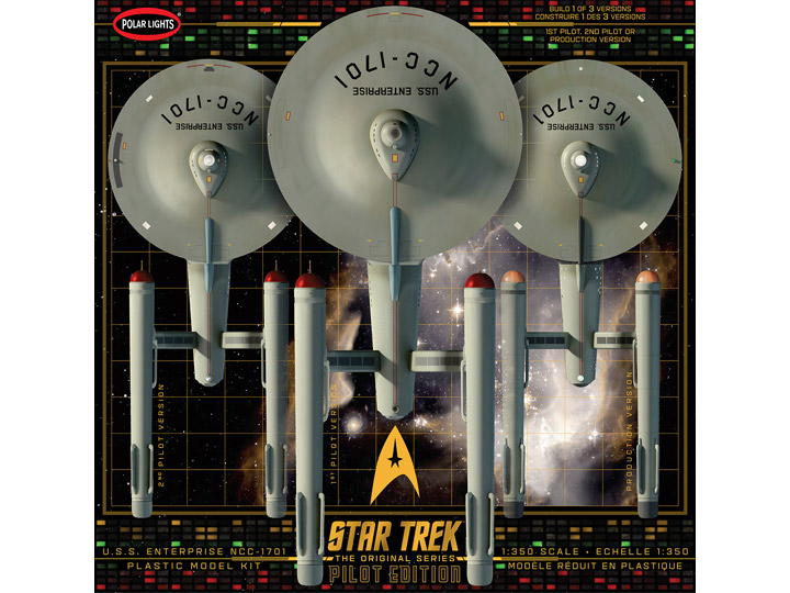 Star Trek U.S.S. Enterprise with Pilot Edition Parts 1/350 Scale Model Kit Gallery Image 1