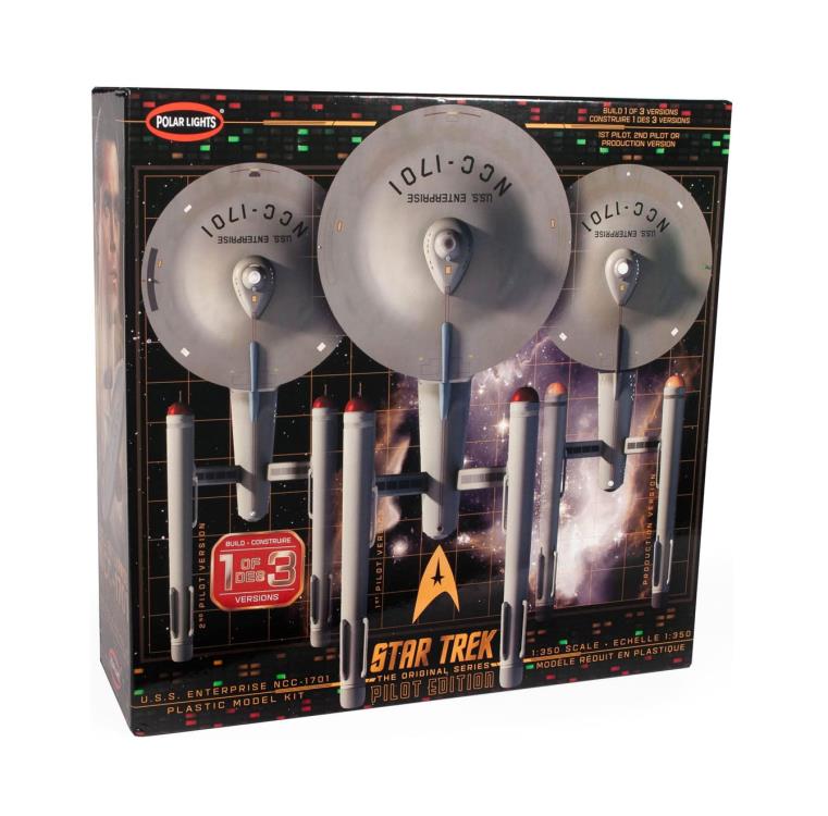 Star Trek U.S.S. Enterprise with Pilot Edition Parts 1/350 Scale Model Kit Gallery Image 3