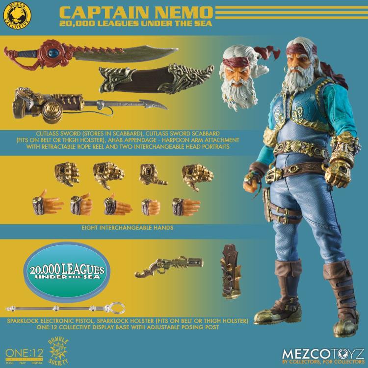 Rumble Society One:12 Collective Captain Nemo & Nautilus Exclusive Set Gallery Image 15