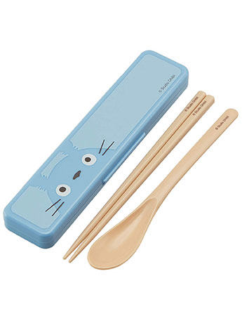 My Neighbor Totoro Blue Spoon & Chopsticks Set Gallery Image 2