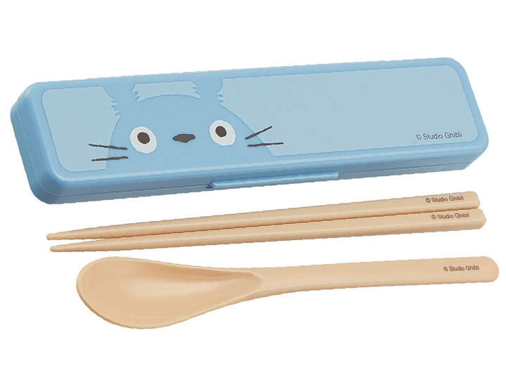 My Neighbor Totoro Blue Spoon & Chopsticks Set Gallery Image 1
