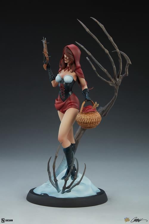 Fairytale Fantasies Collection Red Riding Hood Statue Gallery Image 10