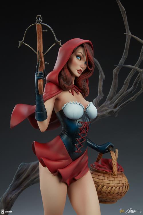 Fairytale Fantasies Collection Red Riding Hood Statue Gallery Image 11