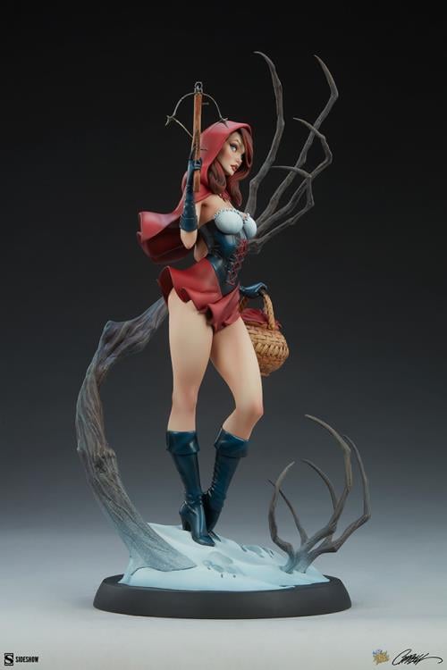 Fairytale Fantasies Collection Red Riding Hood Statue Gallery Image 9