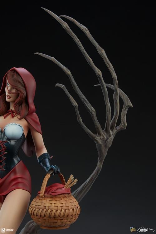 Fairytale Fantasies Collection Red Riding Hood Statue Gallery Image 14
