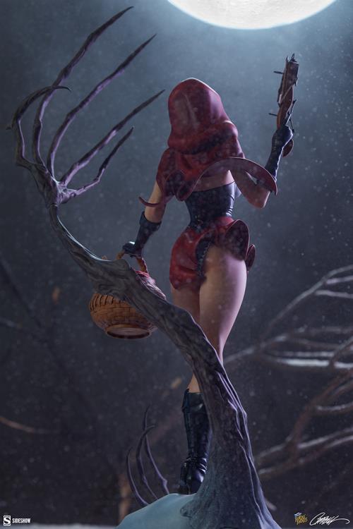 Fairytale Fantasies Collection Red Riding Hood Statue Gallery Image 7