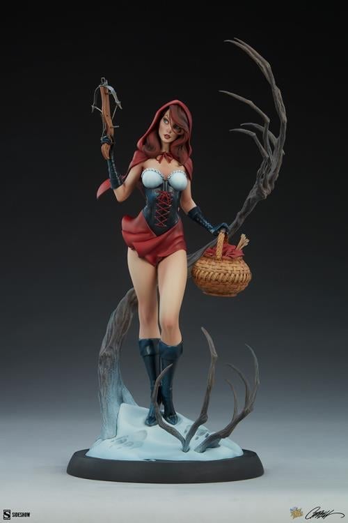 Fairytale Fantasies Collection Red Riding Hood Statue Gallery Image 8