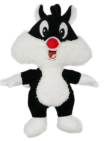 Looney Tunes Sylvester Squeaker Dog Toy Gallery Image 2