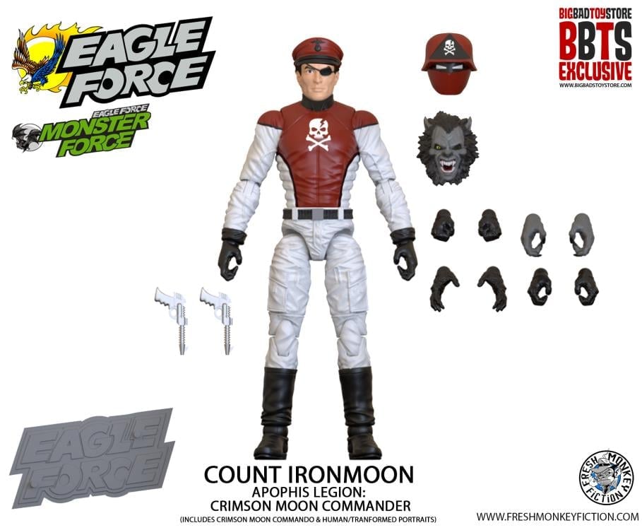 Eagle Force Count Iron Moon 40th Anniversary 1/18 Scale BBTS Exclusive Action Figure Gallery Image 4
