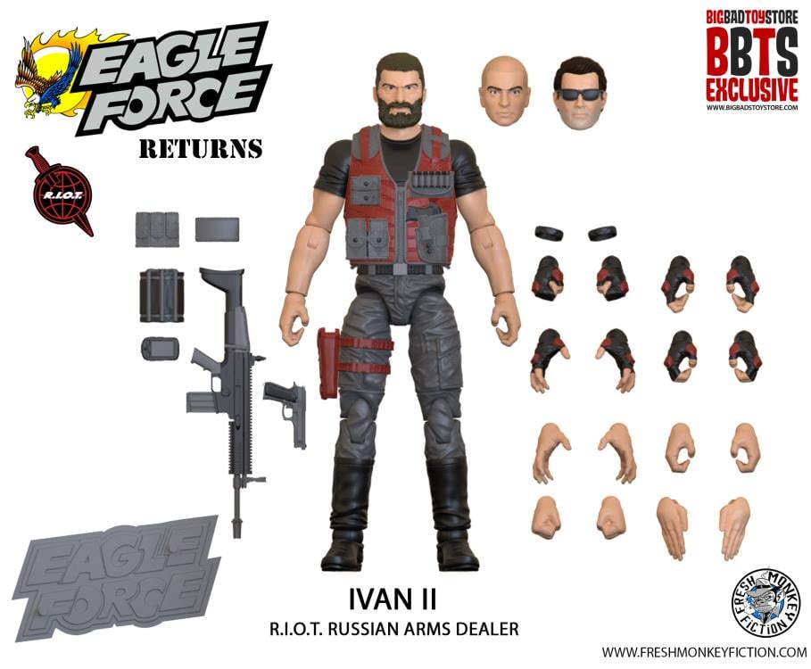 Eagle Force 4" Ivan II 40th Anniversary BBTS Exclusive Figure Gallery Image 4