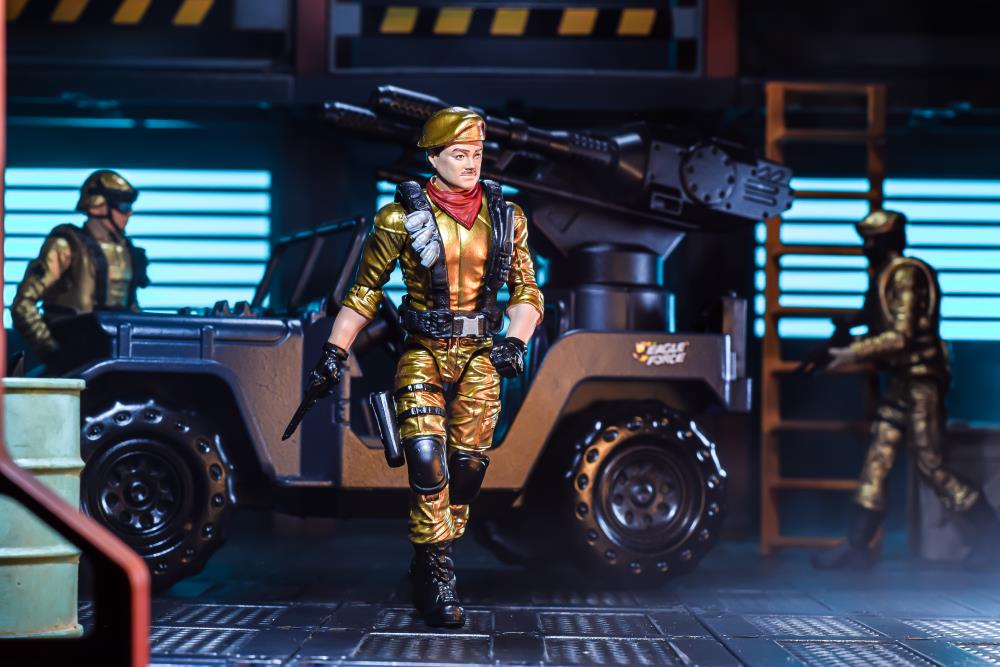 Eagle Force 4" Wave 2 40th Anniversary Set of 6 BBTS Exclusive Figures Gallery Image 4