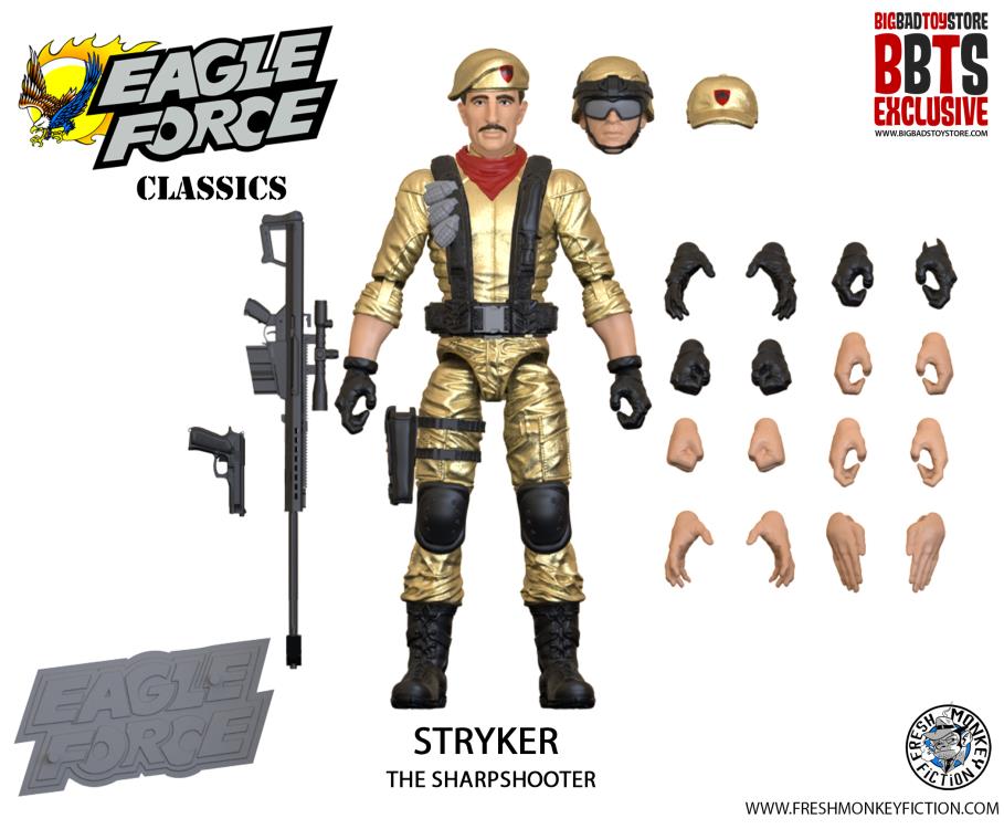 Eagle Force 4" Wave 2 40th Anniversary Set of 6 BBTS Exclusive Figures Gallery Image 5
