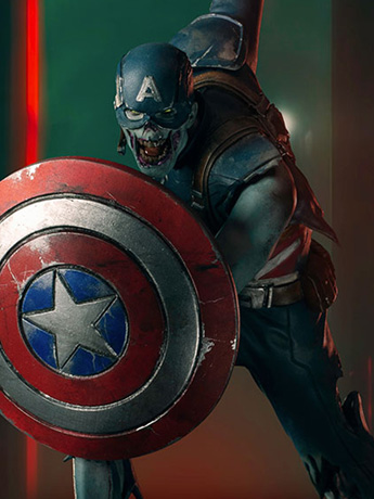 What If...? Zombie Captain America 1/10 Art Scale Limited Edition Statue Gallery Image 2