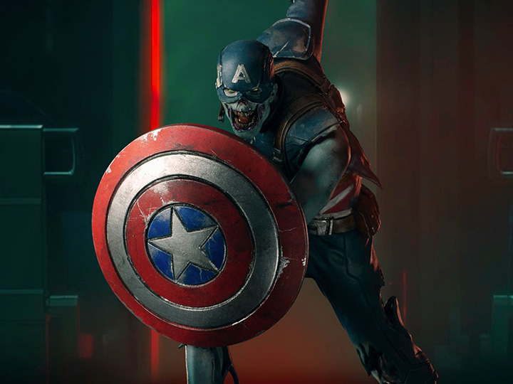 What If...? Zombie Captain America 1/10 Art Scale Limited Edition Statue Gallery Image 1
