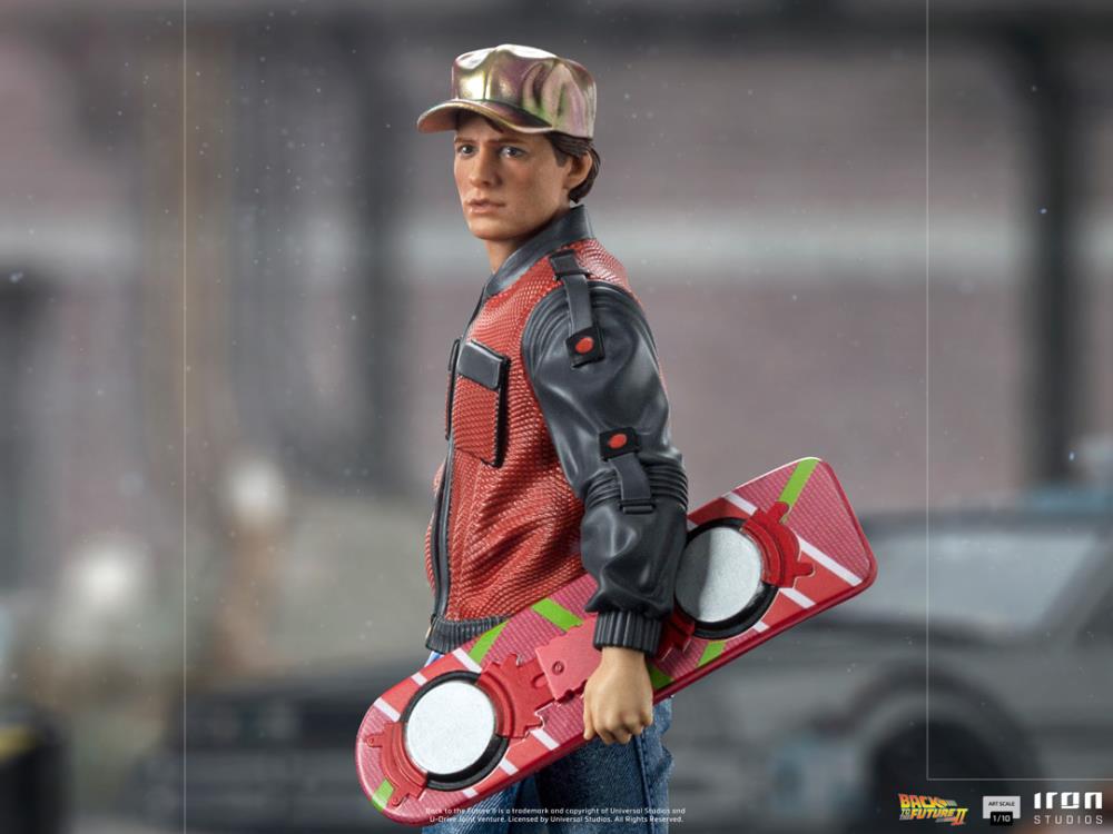 Back to the Future Part II Marty McFly 1/10 Scale Deluxe Art Scale Limited Edition Statue Gallery Image 3