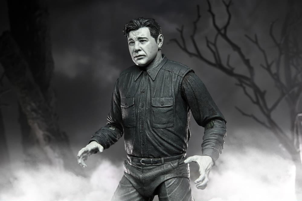Universal Monsters Ultimate The Wolf Man (Black & White) Figure Gallery Image 16