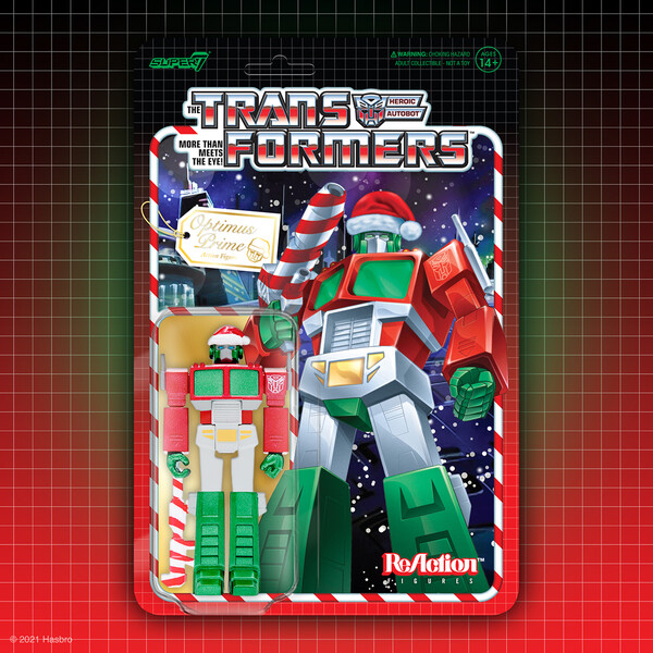 Transformers ReAction Optimus Prime (Santa) Figure Gallery Image 6