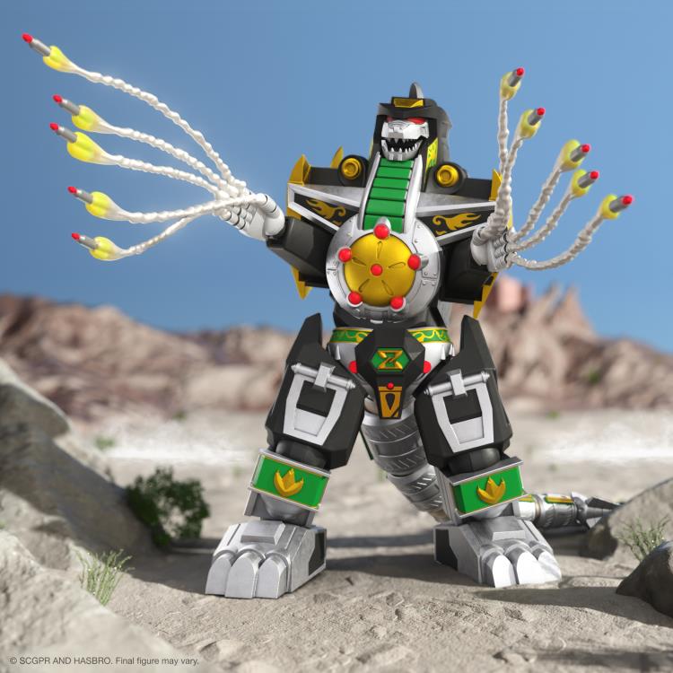 Mighty Morphin Power Rangers ULTIMATES! Dragonzord Action Figure Gallery Image 3