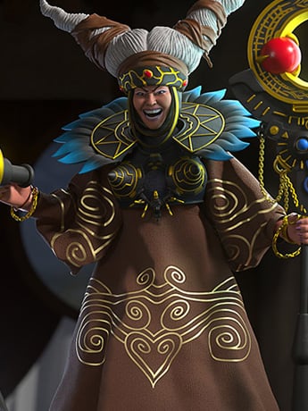 Mighty Morphin Power Rangers ULTIMATES! Rita Repulsa Action Figure Gallery Image 2