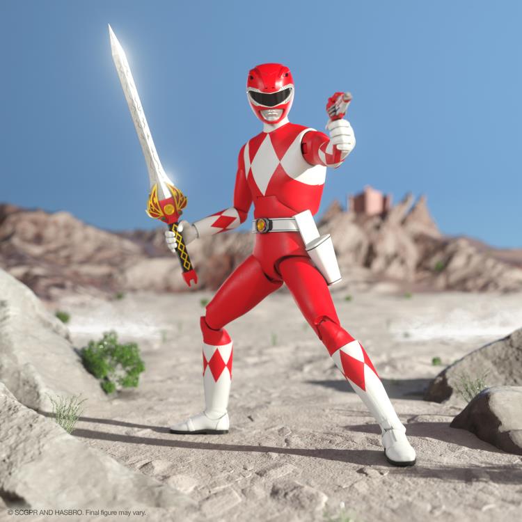 Mighty Morphin Power Rangers ULTIMATES! Red Ranger Action Figure Gallery Image 3