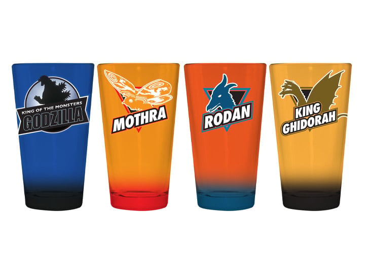 Godzilla: King of the Monsters Set of 4 Pint Glasses Gallery Image 1
