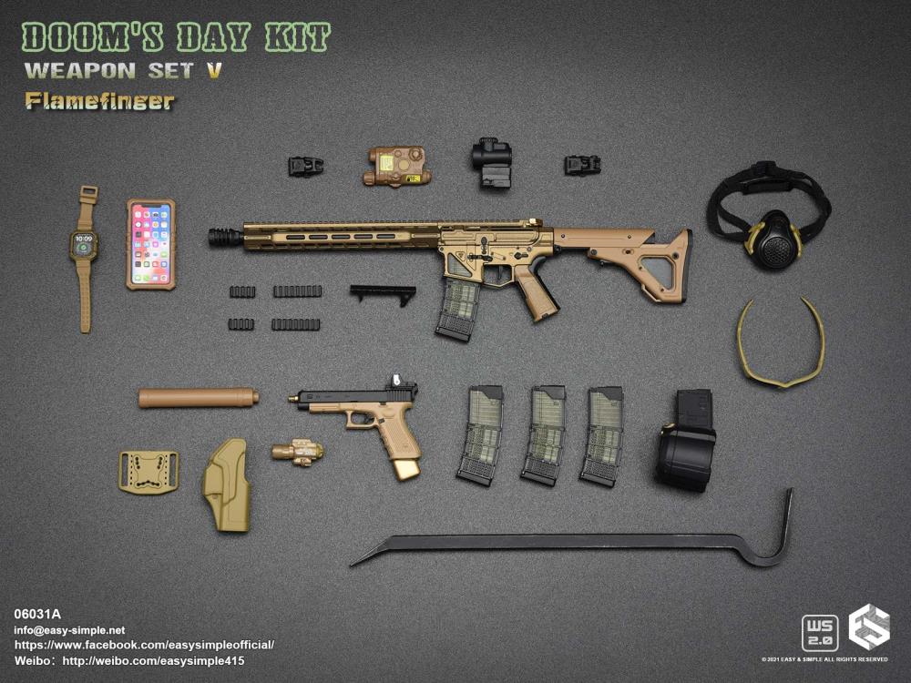 Doom's Day Kit V Flamefinger 1/6 Scale Accessory Set (06031-A) Gallery Image 8