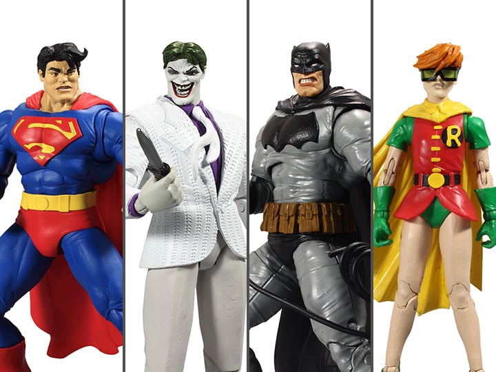 Batman: The Dark Knight Returns DC Multiverse Wave 1 Set of 4 Figures (Collect to Build: Batman's Horse) Gallery Image 1