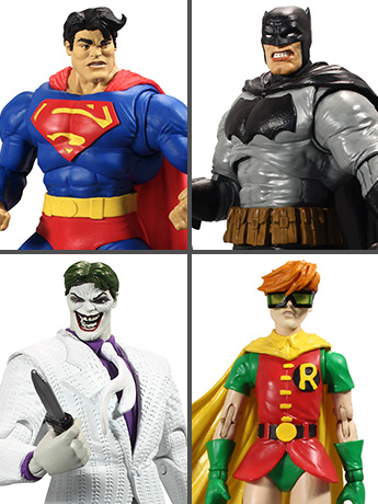 Batman: The Dark Knight Returns DC Multiverse Wave 1 Set of 4 Figures (Collect to Build: Batman's Horse) Gallery Image 2