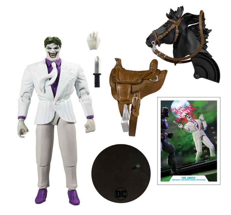 Batman: The Dark Knight Returns DC Multiverse The Joker Action Figure (Collect to Build: Batman's Horse) Gallery Image 9