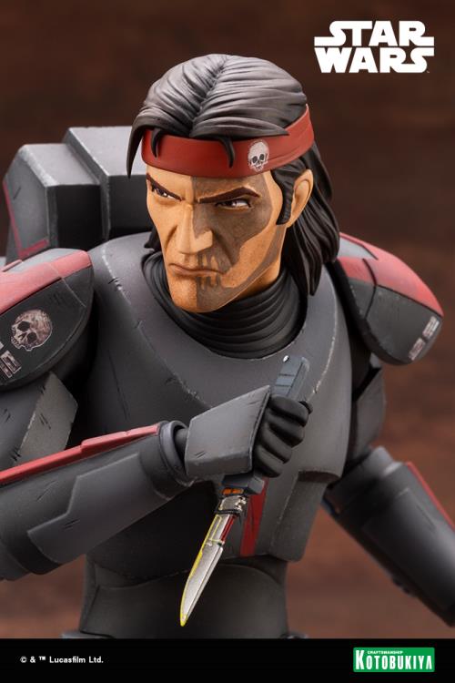 Star Wars: The Bad Batch ArtFX Hunter Statue Gallery Image 15