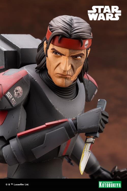 Star Wars: The Bad Batch ArtFX Hunter Statue Gallery Image 16