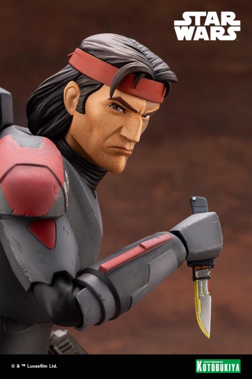 Star Wars: The Bad Batch ArtFX Hunter Statue Gallery Image 18