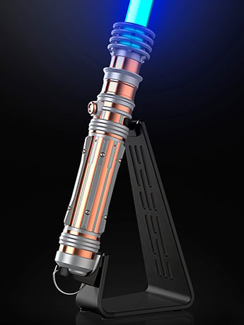 Star Wars: The Black Series Leia Organa Force FX Elite Lightsaber Gallery Image 2