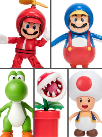 World of Nintendo 4-Inch Scale Wave 26 Set of 5 Figures