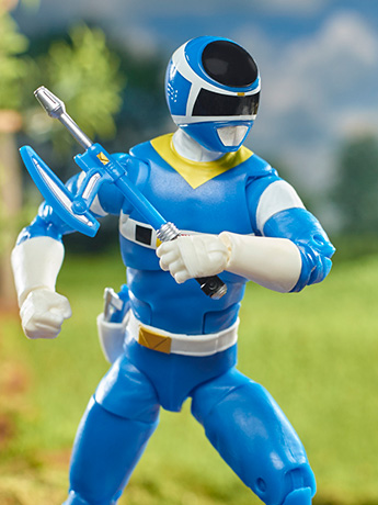 Power Rangers Lightning Collection Deluxe Blue Ranger & Galaxy Glider Gallery Image 2