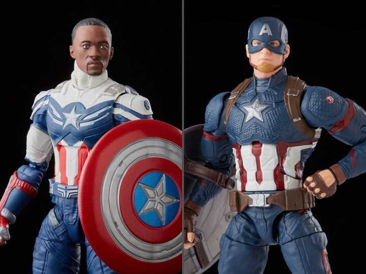 The Falcon and the Winter Soldier & Avengers: Endgame Marvel Legends Tag Team Captain America Action Figure Two-Pack Gallery Image 1
