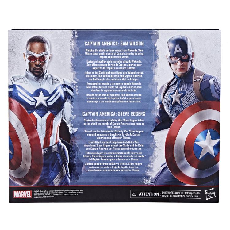 The Falcon and the Winter Soldier & Avengers: Endgame Marvel Legends Tag Team Captain America Action Figure Two-Pack Gallery Image 13