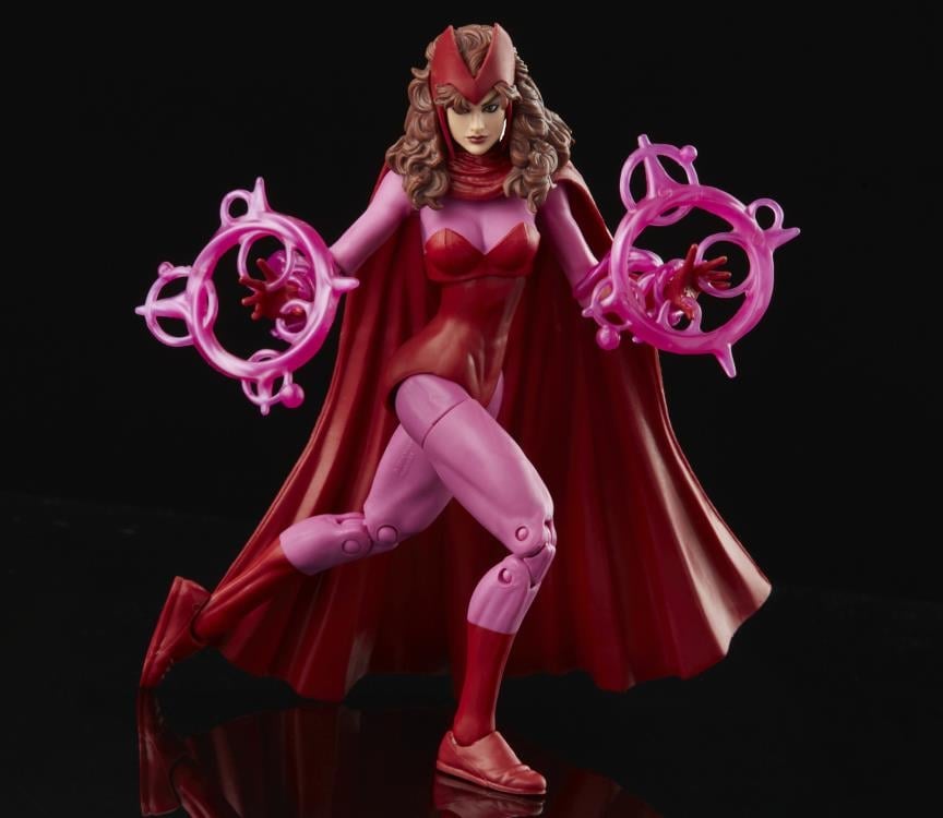 Marvel Legends Retro Collection Scarlet Witch Action Figure Gallery Image 5