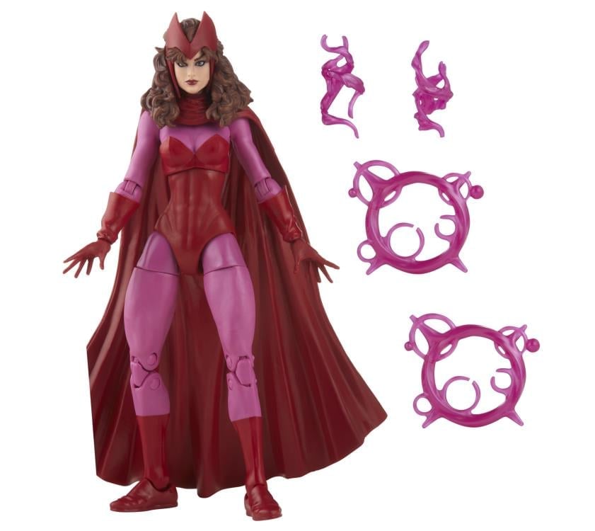 Marvel Legends Retro Collection Scarlet Witch Action Figure Gallery Image 7
