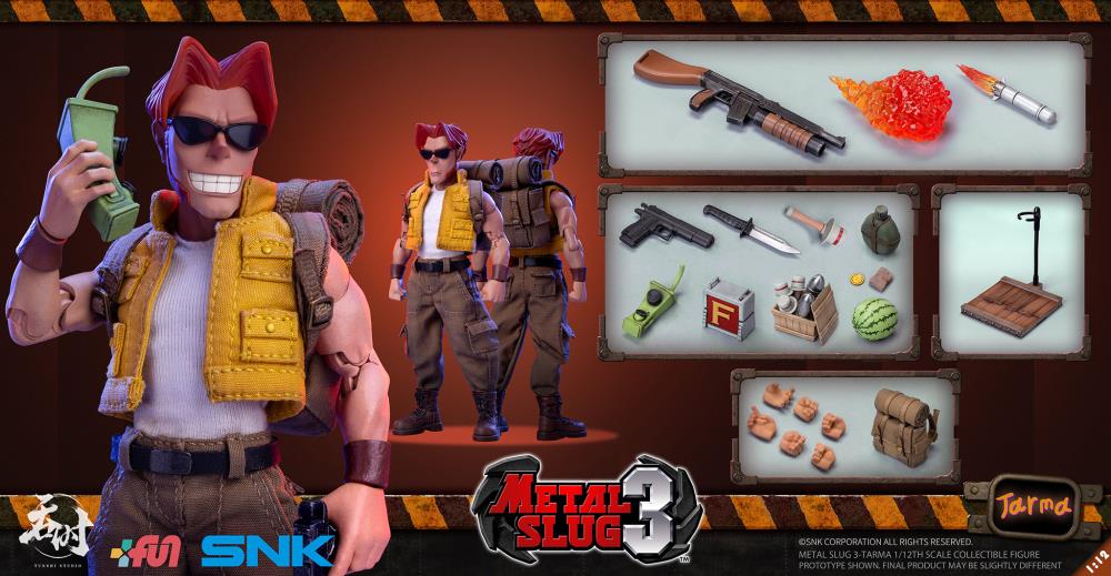 Metal Slug 3 Tarma Roving 1/12 Scale Figure Gallery Image 12