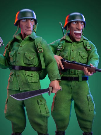 Metal Slug 3 Rebel Soldier 1/12 Scale Figure Set Gallery Image 2
