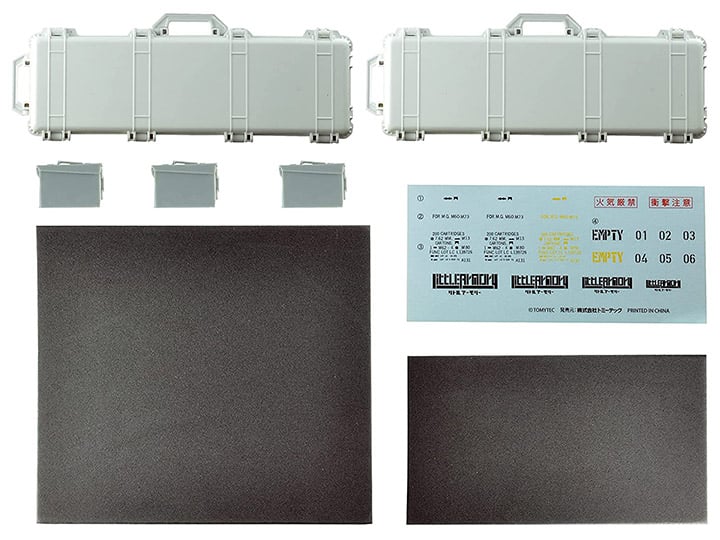Little Armory LD038 Military Hard Case A3 (White x Gray) 1/12 Scale Accessory Set Gallery Image 1