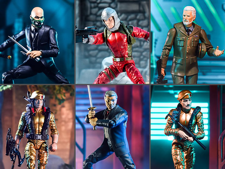Eagle Force 4" Wave 3 40th Anniversary Set of 6 BBTS Exclusive Figures Gallery Image 1