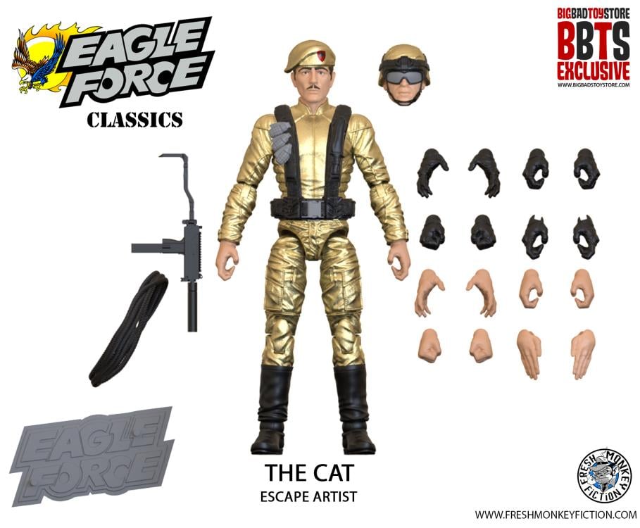Eagle Force 4" Wave 3 40th Anniversary Set of 6 BBTS Exclusive Figures Gallery Image 14