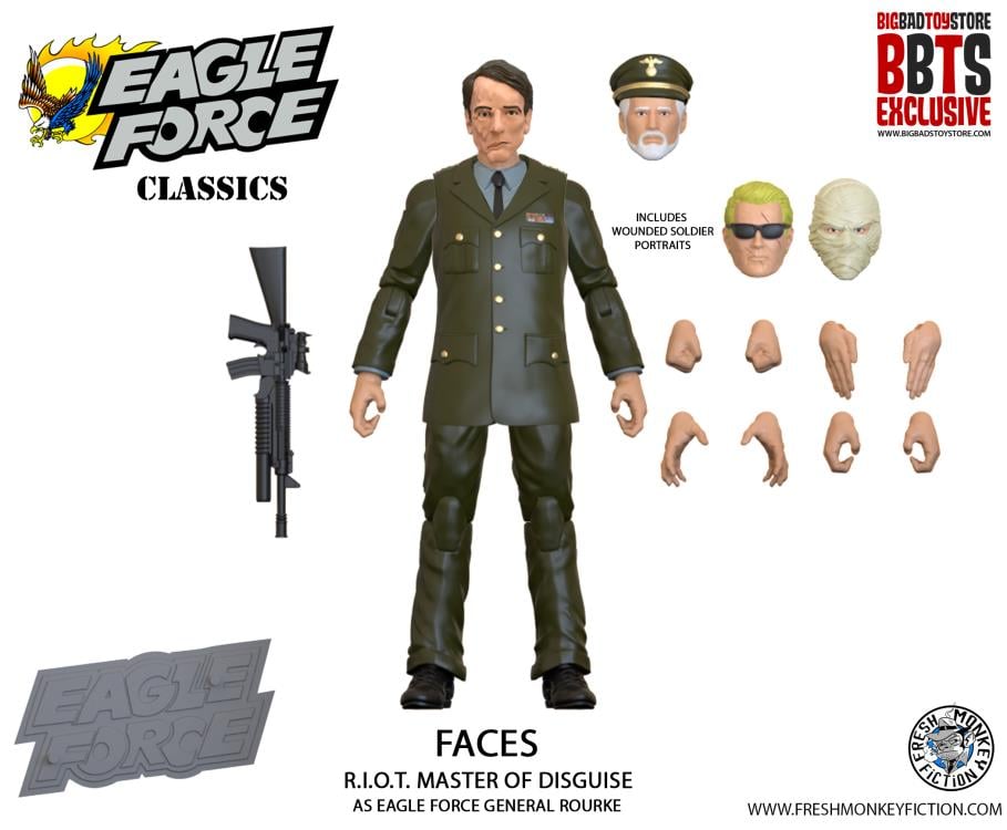 Eagle Force 4" Wave 3 40th Anniversary Set of 6 BBTS Exclusive Figures Gallery Image 8